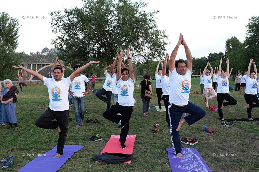 International Yoga Day in Yerevan 