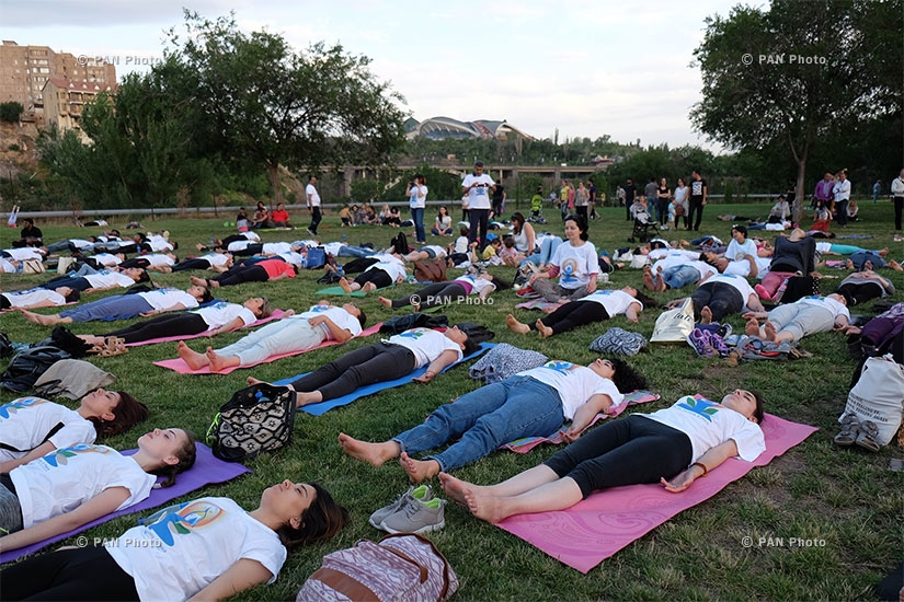 International Yoga Day in Yerevan 