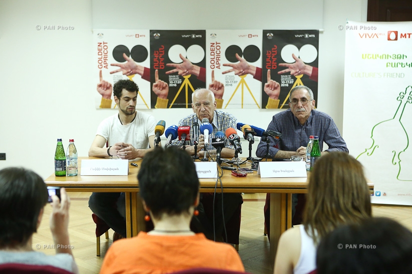 Пресс-конференция, посвященная 13-ому международному ереванскому кинофестивалю «Золотой абрикос»