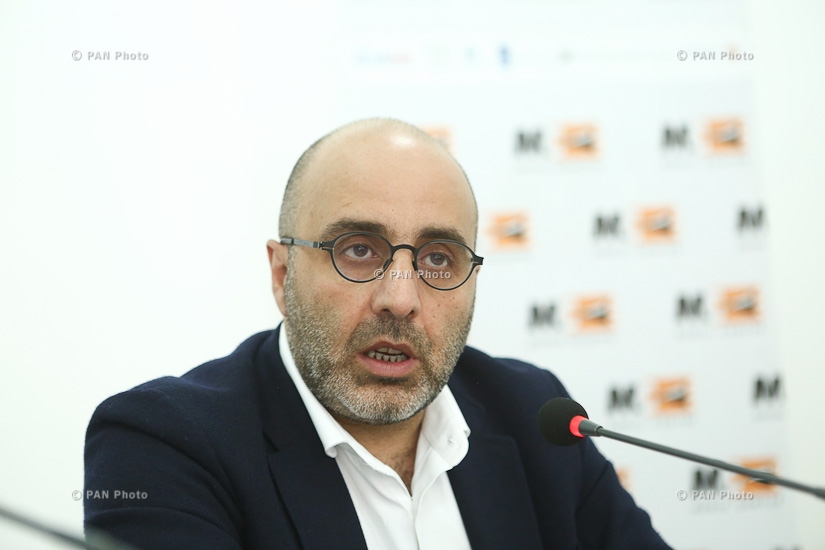 Press conference of Chairman of the American Chamber of Commerce in Armenia, Ameriabank's Development Director Tigran Jrbashyan