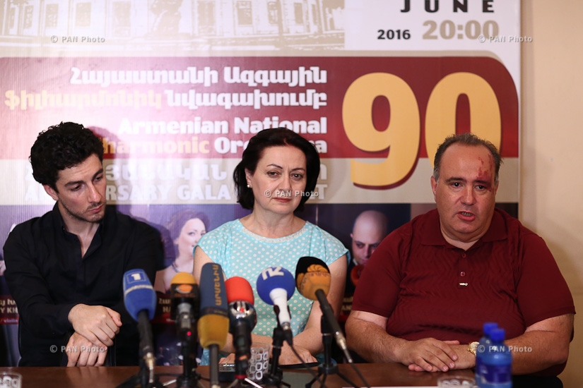 Пресс-конференция Национального филармонического оркестра Армении
