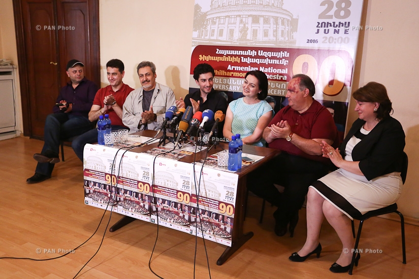 Press conference of Armenian National Philharmonic Orchestra (ANPO)