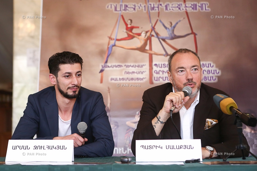 Press conference by director, son of Henri Verneuil Patrick Malakian and ballet master Arman Julhakyan