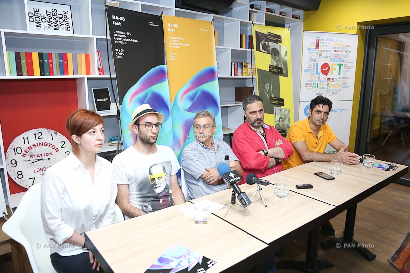 Press conference dedicated to the annual contemporary art and music festival HassFest