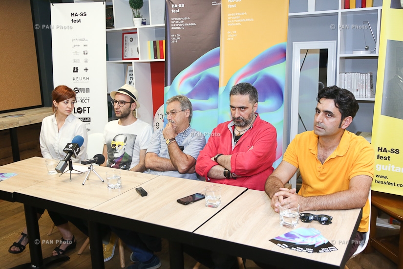 Press conference dedicated to the annual contemporary art and music festival HassFest