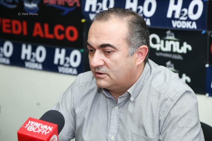 Press conference of Heritage party MP Tevan Poghosyan