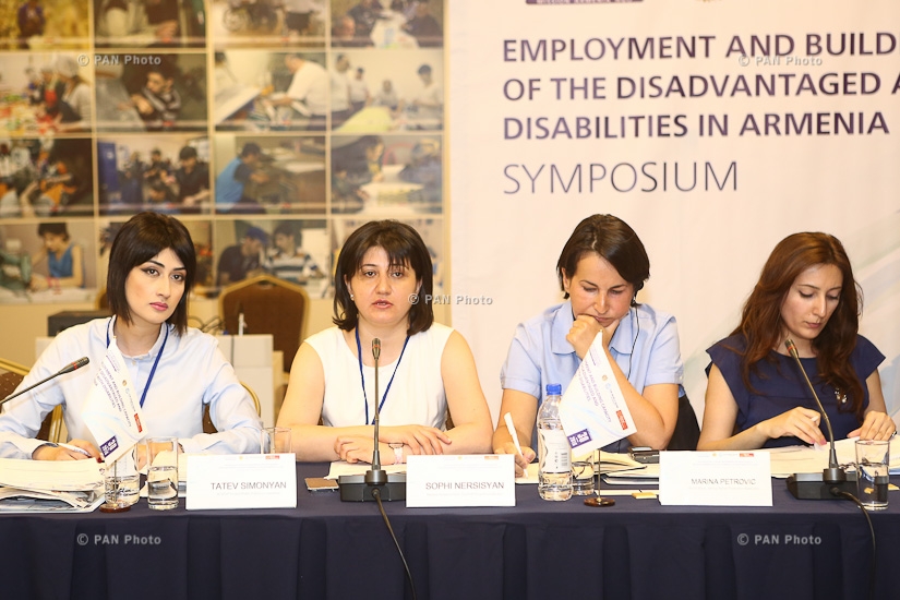 Занятость и развитие потенциала малообеспеченных и людей с инвалидностью в РА Симпозиум