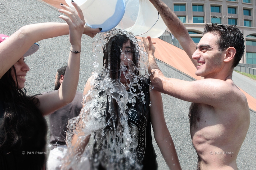 Vardavar water festival 2016 in Yerevan