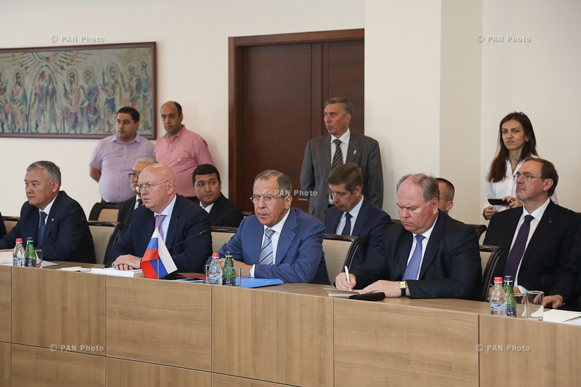 CSTO Council of Foreign Ministers' meeting in Yerevan