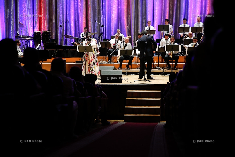 Concert of jazz vocalist Sharon Clark in Yerevan