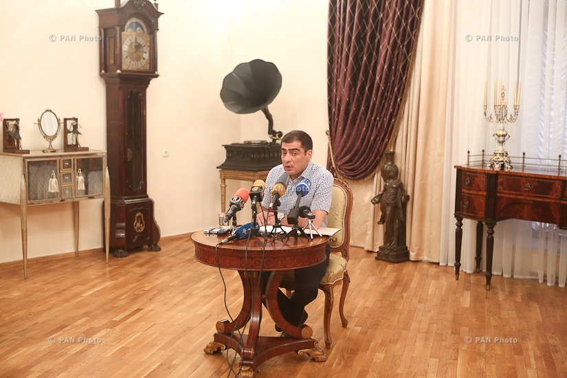 Press conference by Alexander Arzumanyan,  Director of Armenian National Academic Theatre of Opera and Ballet after Alexander Spendiarian