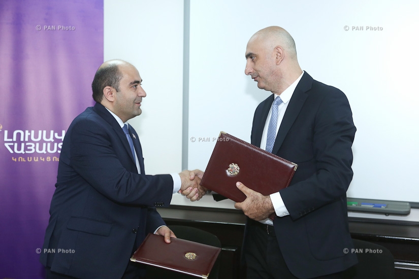 Антикоррупционная коалиция ОГО Армении и партия «Светлая Армения»  подписали меморандум о сотрудничестве