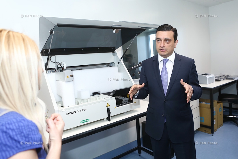 Health Ministry's National Center for Disease Control and Prevention reference laboratory and central building of Agriculture Ministry's State service for food safety reopen in Yerevan
