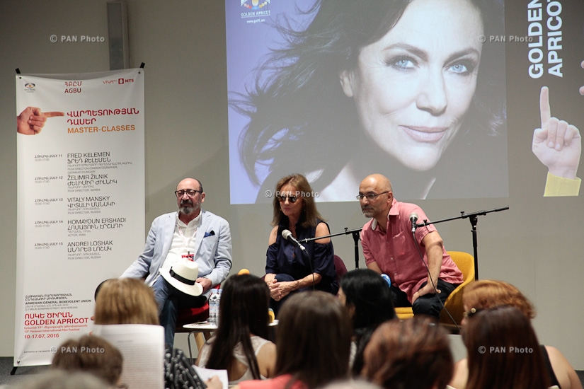 Press conference by actress Jacqueline Bisset: 13th Golden Apricot Film Festival