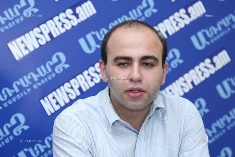 Пресс-конференция специалиста по международному праву Арменака Минасянца