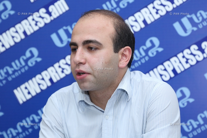 Пресс-конференция специалиста по международному праву Арменака Минасянца