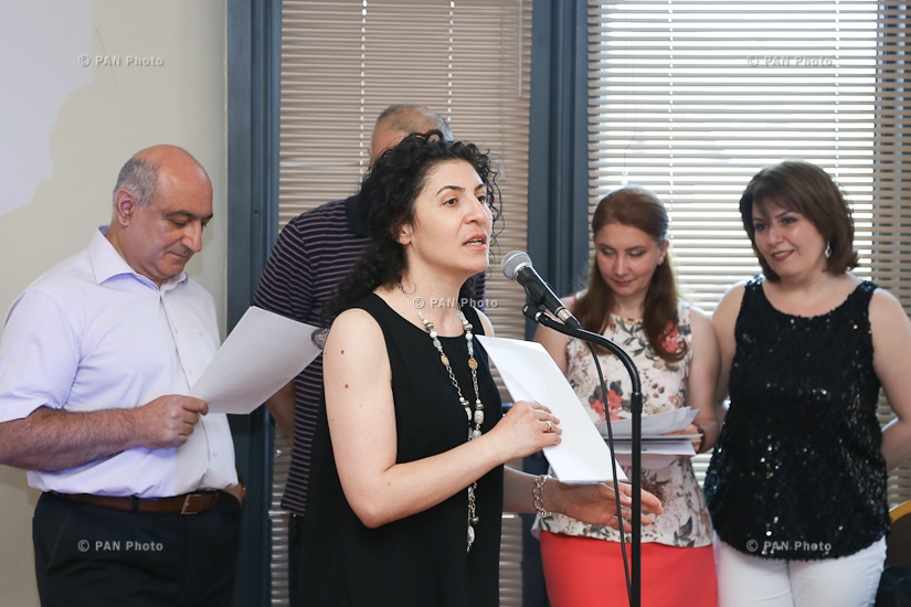 A ceremony marking the 21th anniversary of Yerevan Press Club
