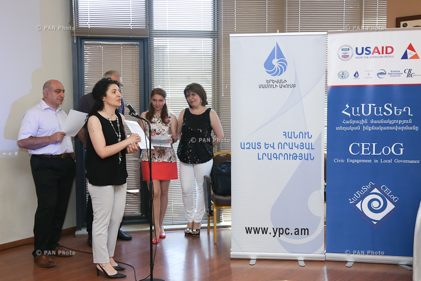 A ceremony marking the 21th anniversary of Yerevan Press Club