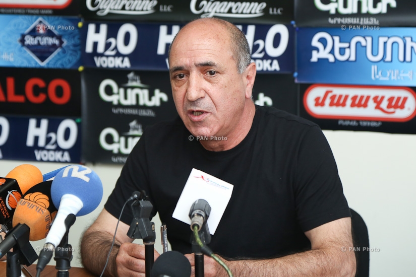 Press conference by National security party leader Garnik Isagulyan