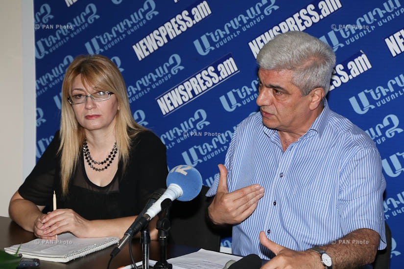 Press conference by ACGRC Director Stepan Grigoryan
