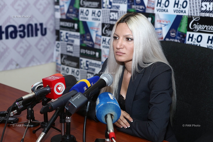 Press conference by lawyer Armine Fanyan