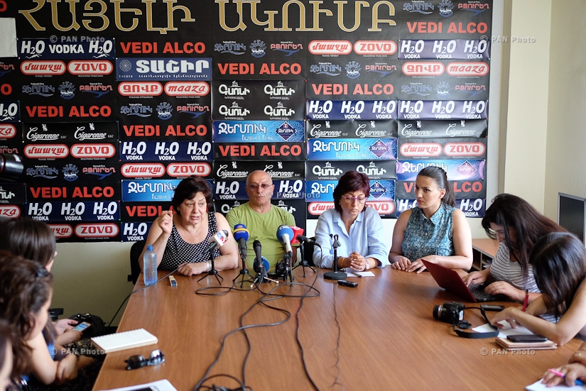 Пресс-конференция Артавазда Баятяна, Тамары Ованнисян и Веры Сисерян