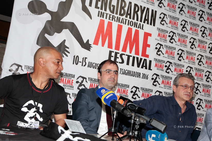 Press conference on 5th Leonid Yengibaryan International Mime Festival,