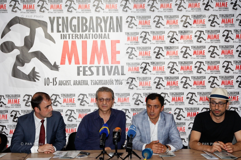 Press conference on 5th Leonid Yengibaryan International Mime Festival,