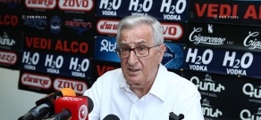 Press conference by Tigran Jinbashian 