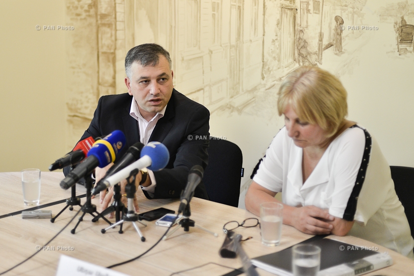 Press conference by lawyers Seda Safaryan and Nikolay Baghdasaryan