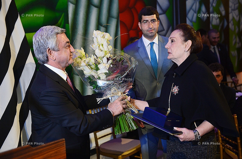 Президент Армении Серж Саргсян в городе Сан-Пауло встретился с губернатором штата Сан-Пауло Жеральду Алкмином и представителями армянской диаспоры