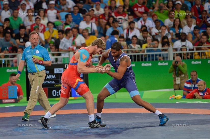 Олимпиада 2016 в Рио: Борец Артур Алексанян завоевал золотую медаль