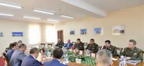 Расширенное заседание Белорусской делегации и руководства Министерства обороны Армении