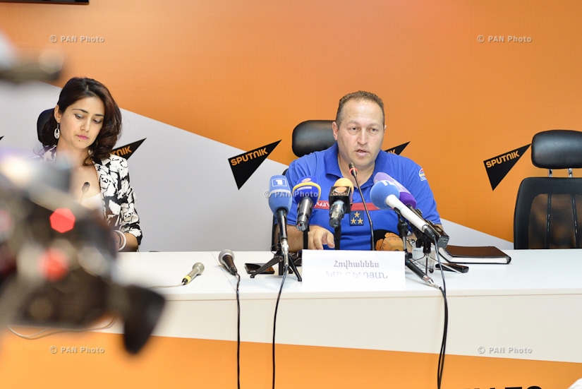 Пресс-конференция начальника Центра кризисного управления МЧС Армении Ованеса Хангелдяна