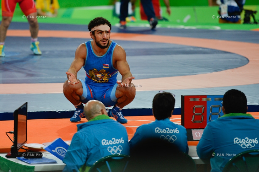 Олимпиада 2016 в Рио: Борец Мигран Арутюнян завоевал серебряную медаль - PanARMENIAN Photo