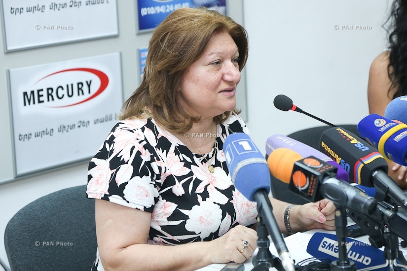 Press conference of Narine Hovhannisyan, Head of General Education department at RA Ministry of Education and Science