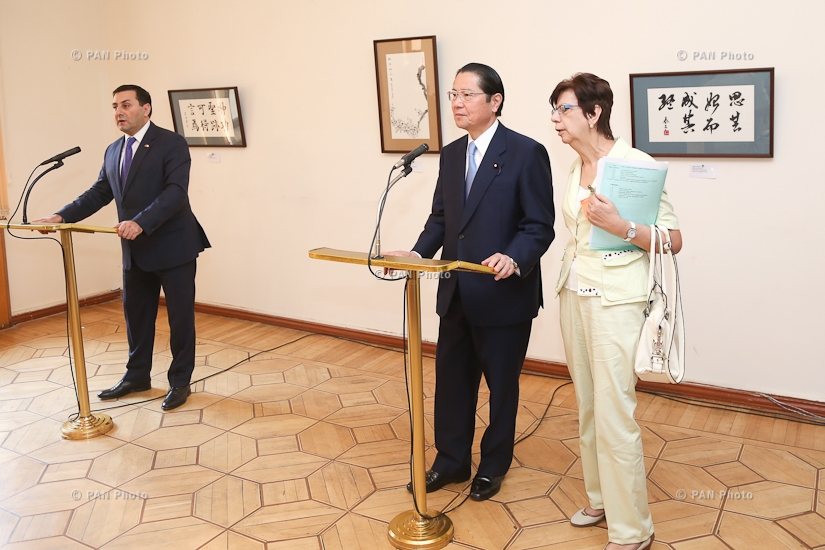 Exhibition of Japanese Calligraphy opens at the Parliament of Armenia