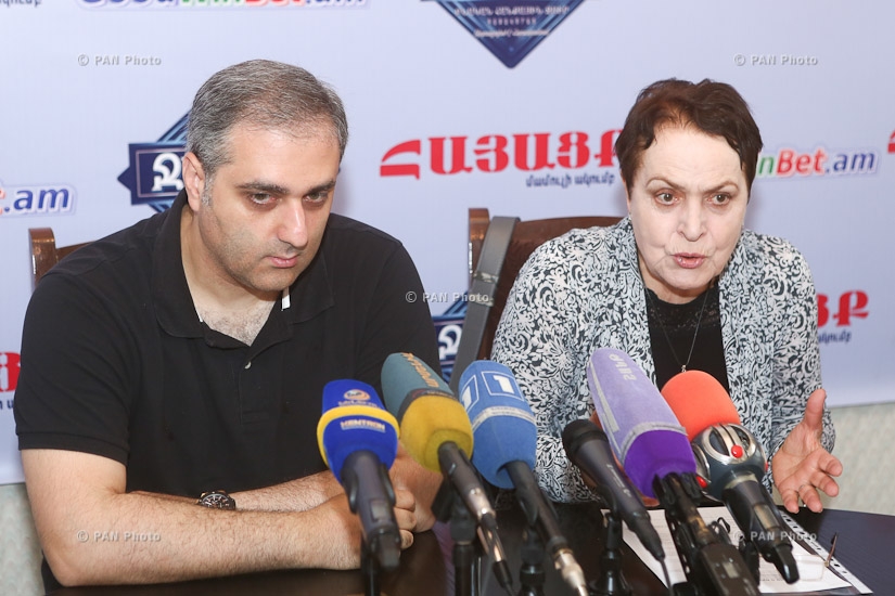 Press conference by NKR Supreme Council foreign relations committee expert Larisa Alaverdyan and  Doctor of political science Hayk Martirosyan