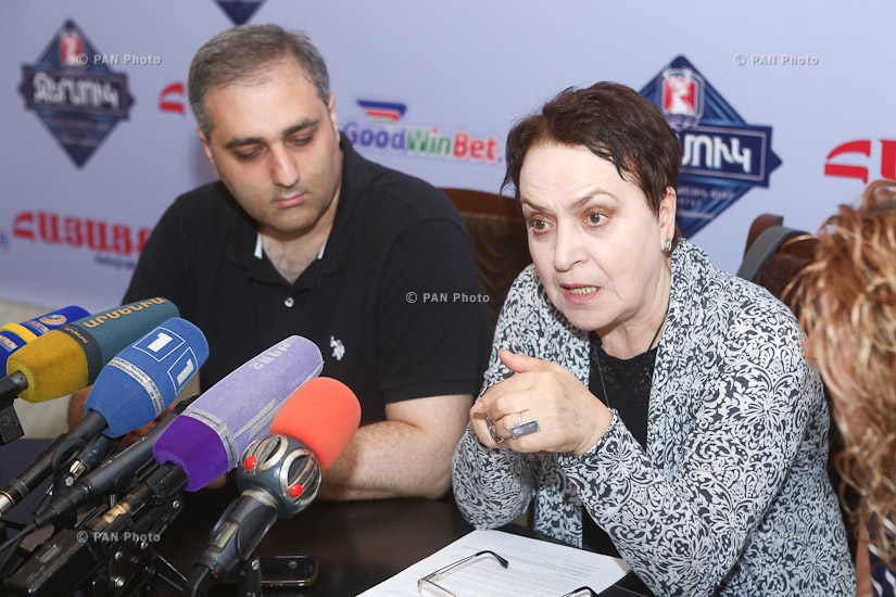 Press conference by NKR Supreme Council foreign relations committee expert Larisa Alaverdyan and  Doctor of political science Hayk Martirosyan