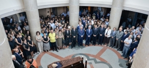 Last farewell to Mesrop Mashtots Institute Director Hrachya Tamrazyan