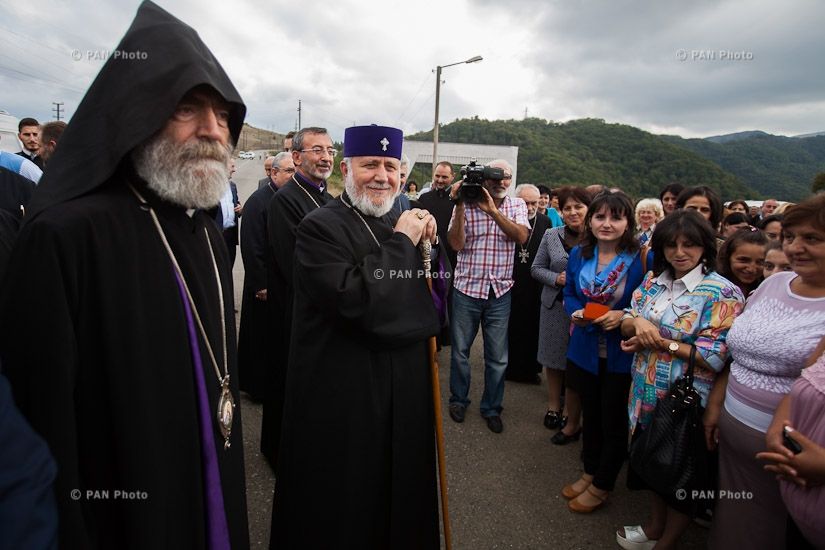 Artsakh President  Bako Sahakyan receives members of the Supreme Spiritual Council of the Armenian Apostolic Church