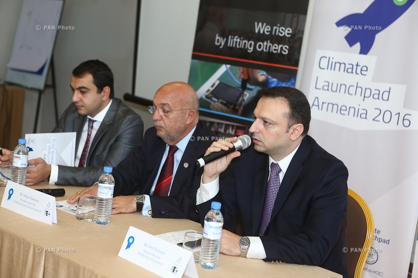 National Final Competition of business start-up Climate Launchpad Armenia 2016