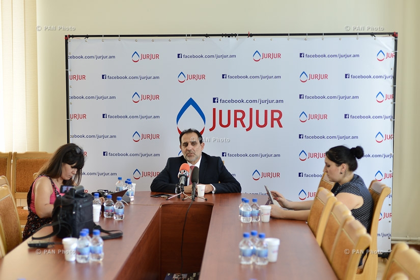 Press conference by  National Consent party Leader Aram Harutyunyan