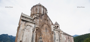 Hrashapar ceremony at Gandzasar monastery with participation of Catholicos of All Armenians Karekin II and members of Supreme Spiritual Council
