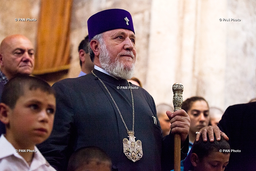 Католикос всех армян Гарегин II и члены Высшего духовного совета посетили Дадиванк в Нагорно-Карабахской Республике