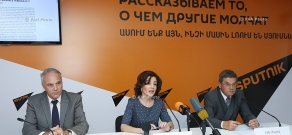 Пресс-конференция посла Германии в РА Бернарда Матиаса Кислера, посла Швейцарии в РА Лукаса Гассера и председателя организации «Диалог культур» Соны Арутюнян