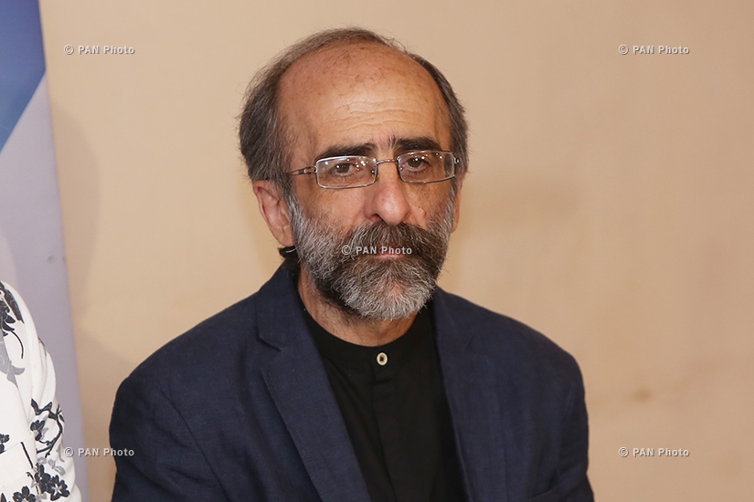 Երաժիշտ Անդրես Մուստոնենի, «Երևանյան հեռանկարներ» երաժշտական փառատոնի հիմնադիր նախագահ Ստեփան Ռոստոմյանի և փառատոնի մենեջեր Սոնա Հովհաննիսյանի ասուլիսը