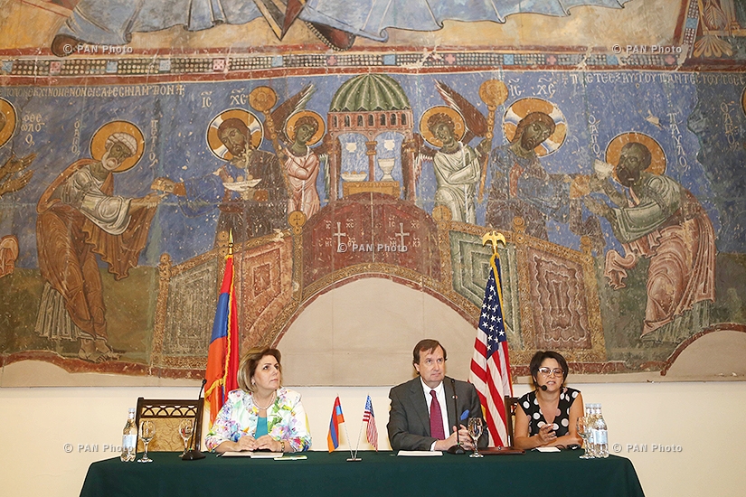 Press conference of U.S. ambassador to Armenia Richard M. Mills and Minister of Culture Hasmik Poghosyan