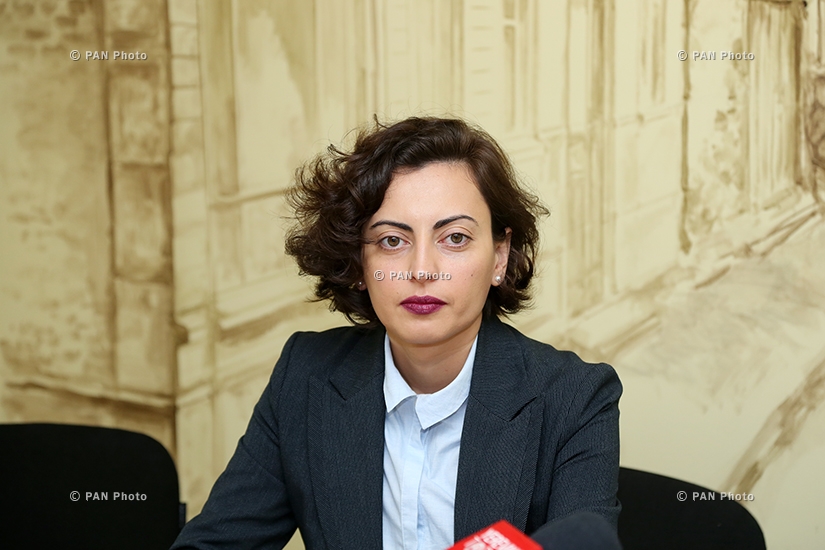 Press conference of Sona Ayvazyan, Lena Nazaryan and Tigran Yegoryan