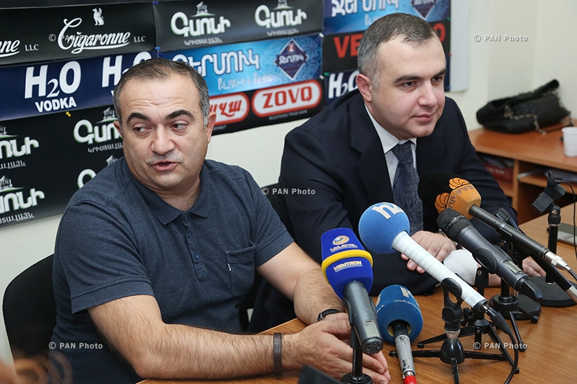 Press conference of National Assembly MPs Levon Martirosyan and Tevan Poghosyan